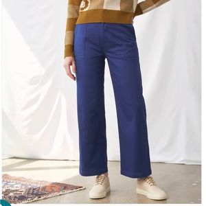 United by Blue Organic Twill Wide Leg Pant size 31 in Lagoon